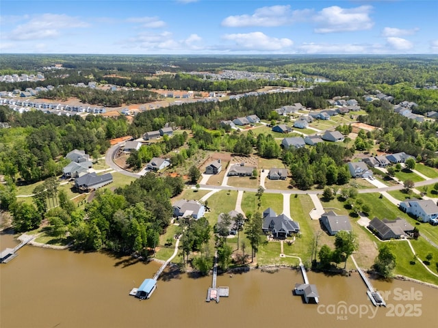 10270 Lakeshore Dr, Lancaster, SC 29720 - bird's eye view with a residential view and a water view