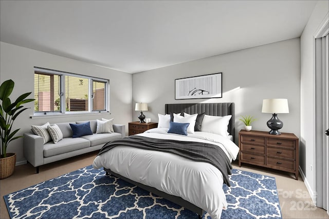 1832 J Julian Ln Unit D, Charlotte, NC 28208 - bedroom featuring carpet flooring and baseboards