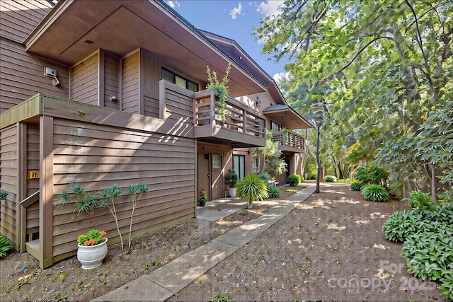 1832 J Julian Ln Unit D, Charlotte, NC 28208 - view of side of home with a balcony