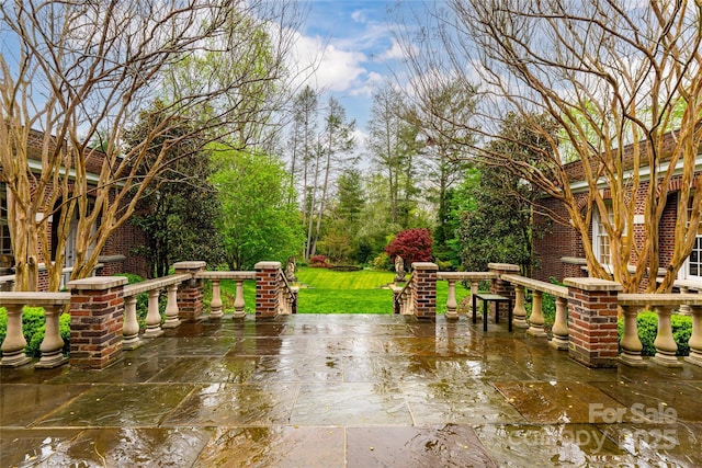 31 Busbee Rd, Asheville, NC 28803 - exterior space featuring a patio area and a lawn