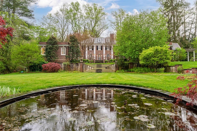 31 Busbee Rd, Asheville, NC 28803 - view of yard with a garden pond