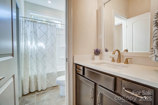 11144 Limehurst Pl, Charlotte, NC 28278 - full bath featuring vanity and shower / bath combo with shower curtain