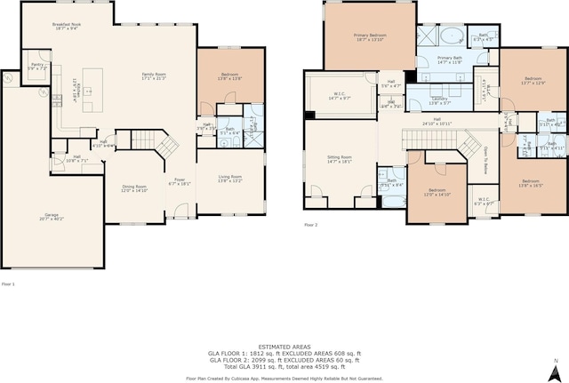 11144 Limehurst Pl, Charlotte, NC 28278 - view of floor plan / room layout