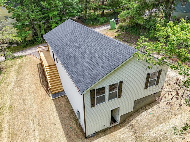 15 Border St, Black Mountain, NC 28711 - view from above of property