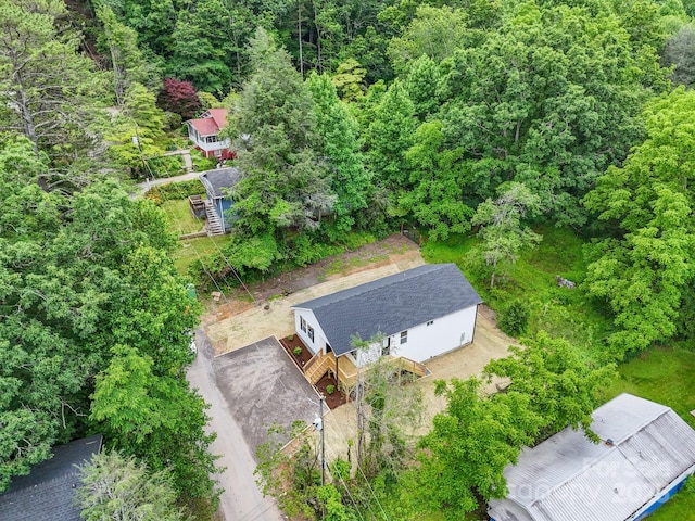 15 Border St, Black Mountain, NC 28711 - aerial view of property and surrounding area
