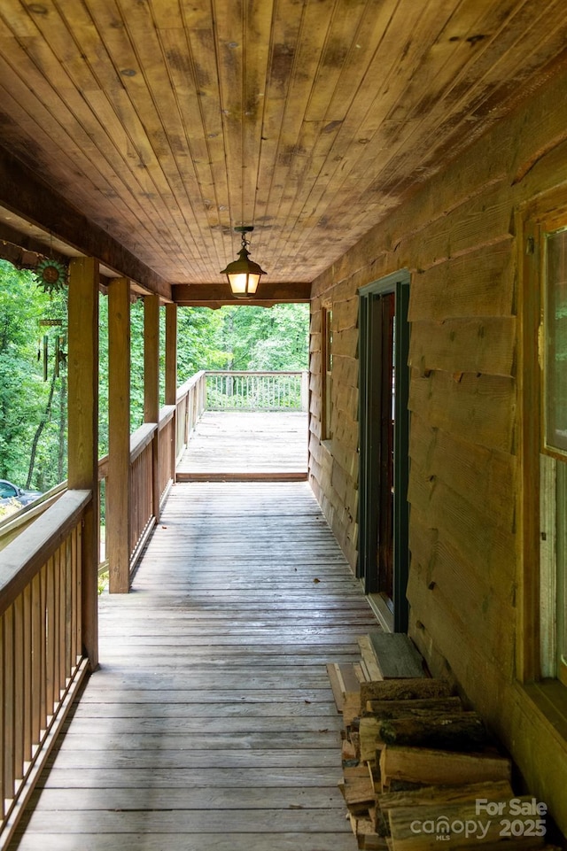 2610 Indian Grave Rd, Lenoir, NC 28645 - view of wooden porch