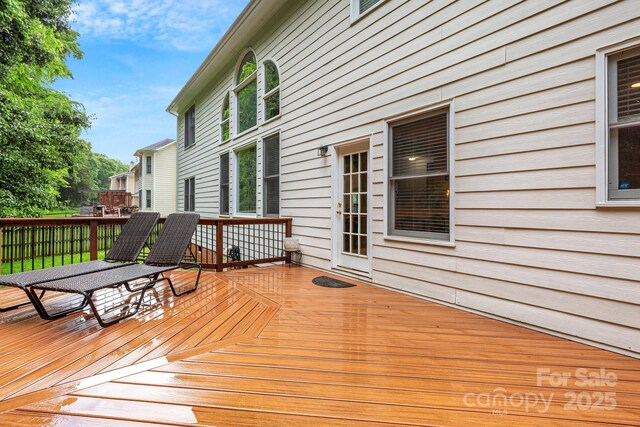 1102 High Brook Dr, Waxhaw, NC 28173 - view of wooden deck