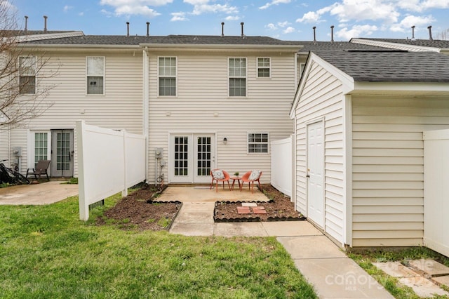 1720 Chamberside Dr, Rock Hill, SC 29730 - rear view of property featuring a lawn, fence, and a patio area
