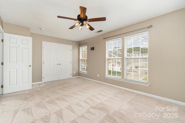 1720 Chamberside Dr, Rock Hill, SC 29730 - unfurnished bedroom featuring carpet floors, baseboards, and visible vents