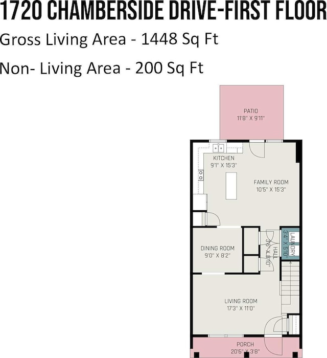 1720 Chamberside Dr, Rock Hill, SC 29730 - plan