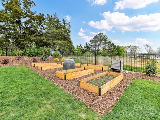 406 Sugar Maple Ln, Weddington, NC 28104 - view of yard featuring a vegetable garden