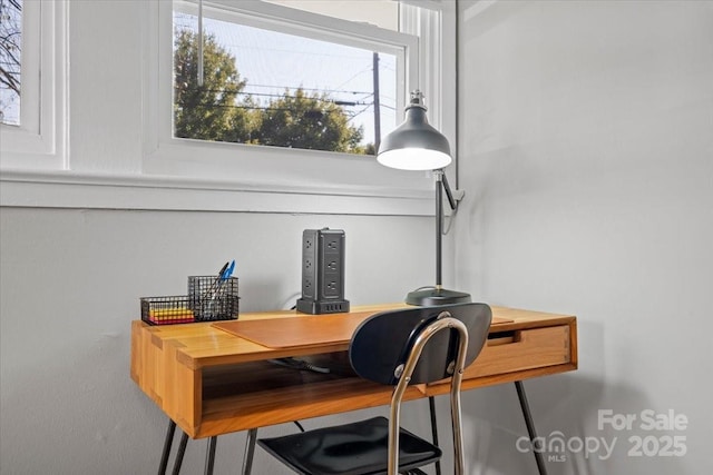 view of office
