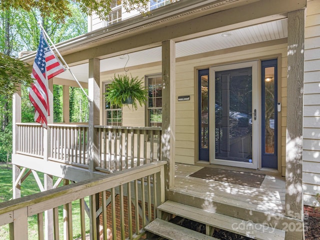 102 Galloway Dr, Asheville, NC 28803 - entrance to property with a porch
