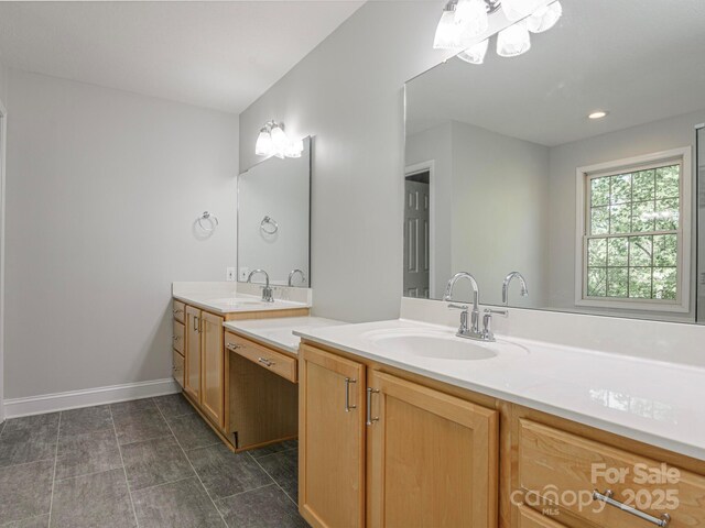 102 Galloway Dr, Asheville, NC 28803 - bathroom with baseboards and vanity