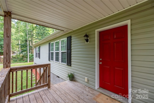 61 Evelyn Acres Dr, Asheville, NC 28806 - view of wooden terrace