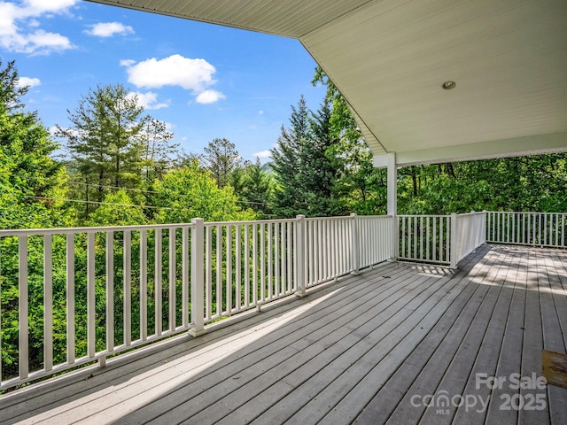 153 Old Lakey Gap Rd, Black Mountain, NC 28711 - view of wooden deck