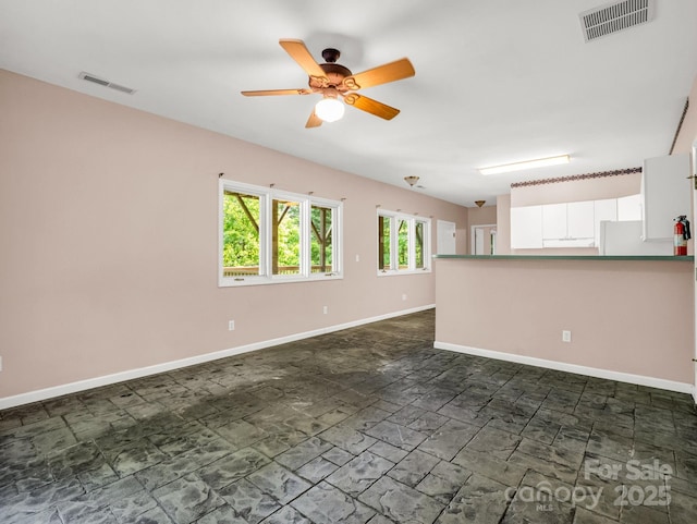 153 Old Lakey Gap Rd, Black Mountain, NC 28711 - empty room with baseboards and ceiling fan