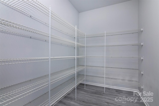 view of pantry