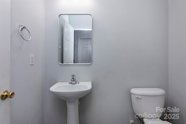 half bath with toilet