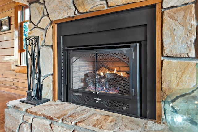 2245 Mckenzie Way N Unit 754, Old Fort, NC 28762 - detailed view of wood finished floors and wooden walls