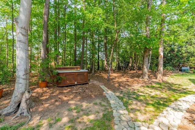 4599 Rustling Woods Dr, Denver, NC 28037 - view of yard featuring a hot tub