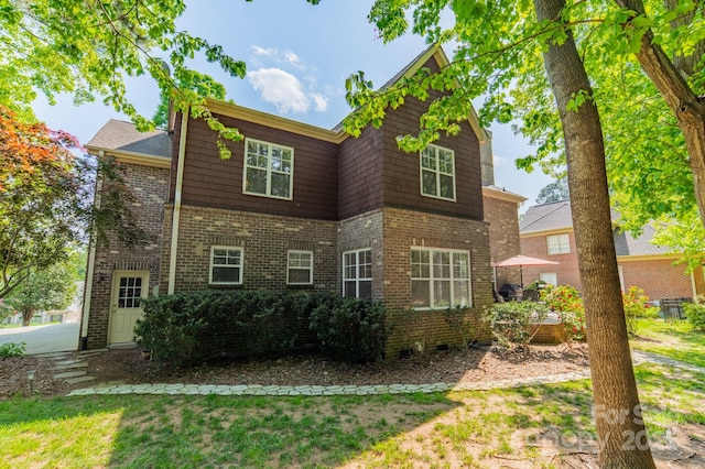 4599 Rustling Woods Dr, Denver, NC 28037 - view of property exterior with brick siding
