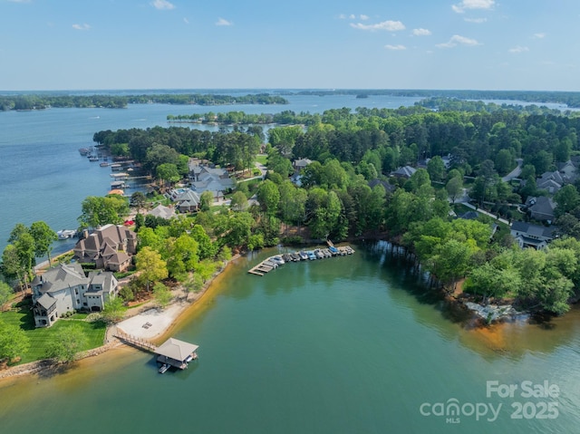 4599 Rustling Woods Dr, Denver, NC 28037 - aerial perspective of suburban area featuring a nearby body of water