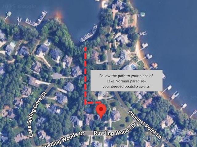 4599 Rustling Woods Dr, Denver, NC 28037 - aerial view of property's location