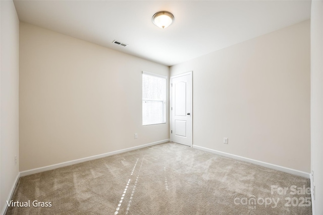 1929 Shorthorn St, Charlotte, NC 28213 - carpeted spare room featuring baseboards and visible vents