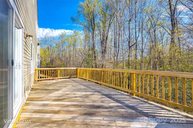 1929 Shorthorn St, Charlotte, NC 28213 - deck with a wooded view