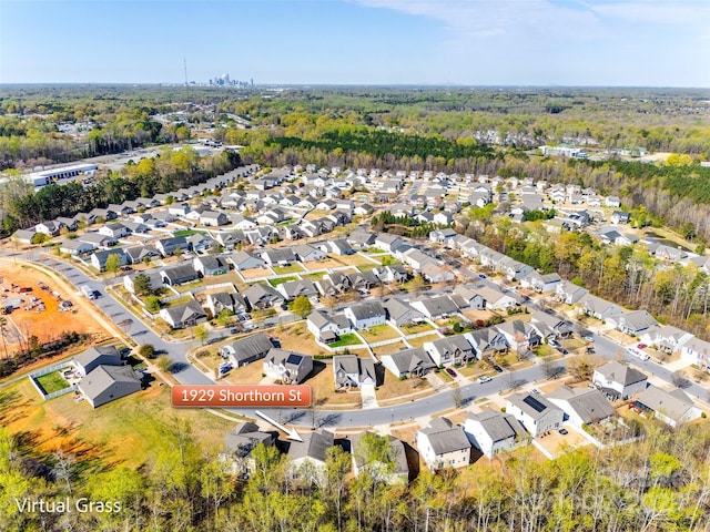 1929 Shorthorn St, Charlotte, NC 28213 - birds eye view of property with a residential view