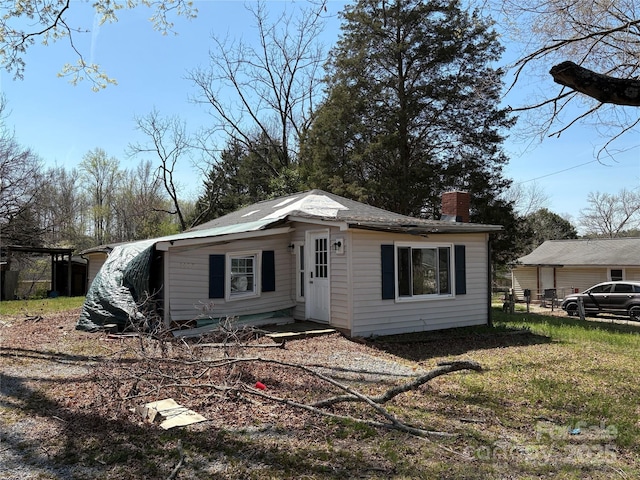 1407 Birch St, Kannapolis, NC 28081 - view of front of home featuring a chimney