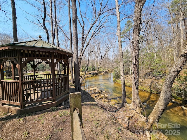 view of property's community featuring a gazebo
