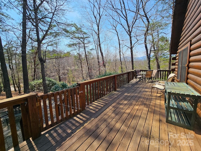 view of deck