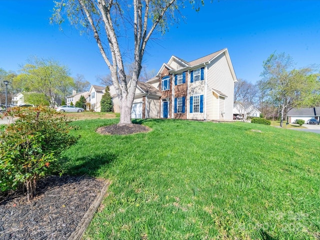 14802 Rolling Sky Dr, Charlotte, NC 28273 - view of front of house with a front lawn and a garage