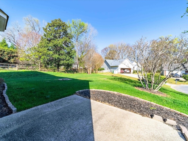 14802 Rolling Sky Dr, Charlotte, NC 28273 - view of yard with fence and a patio