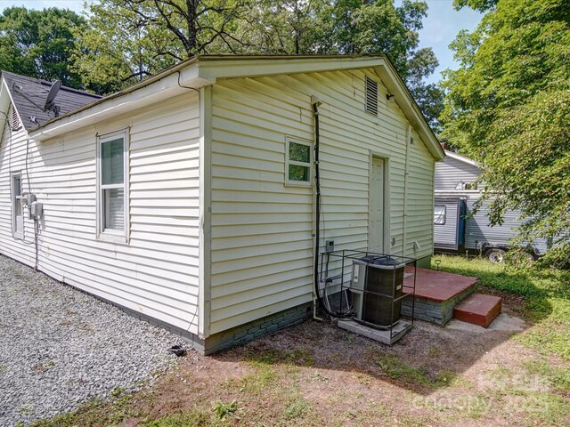 2300 Kennesaw Dr, Charlotte, NC 28216 - view of property exterior featuring central AC unit