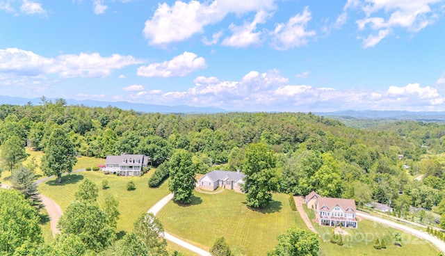 21 Willie Ln, Weaverville, NC 28787 - aerial view of property and surrounding area featuring a forest