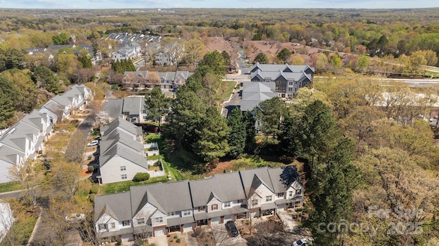 11929 Kings Castle Ct, Charlotte, NC 28277 - drone / aerial view with a residential view and a view of trees
