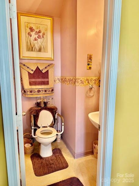 bathroom with toilet