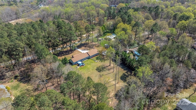 4487 Catawba Burris Rd, Denver, NC 28037 - bird's eye view with a forest view