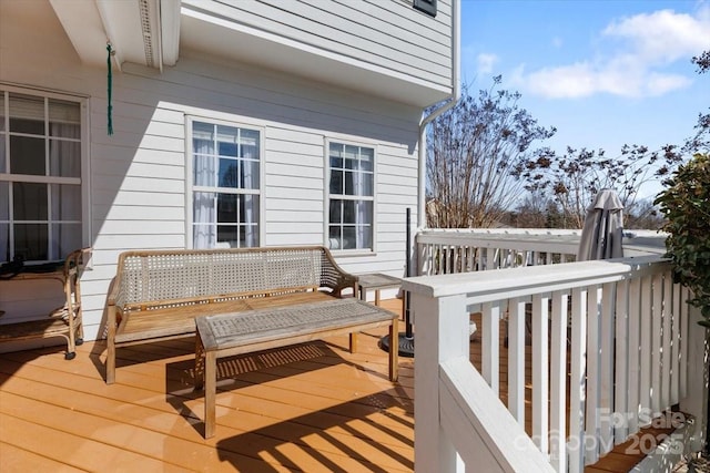 view of deck