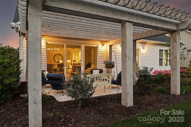 12912 Bailey Rd, Cornelius, NC 28031 - view of patio with a pergola
