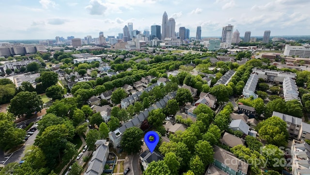 734 E 10th St, Charlotte, NC 28202 - bird's eye view with a city view
