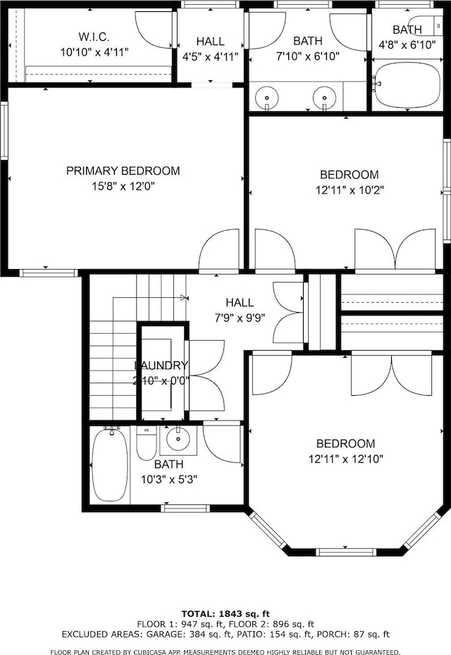 734 E 10th St, Charlotte, NC 28202 - floor plan