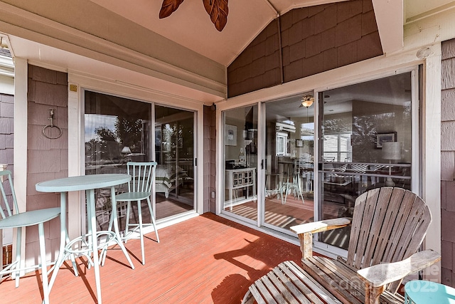 7844 Village Harbor Dr, Cornelius, NC 28031 - view of wooden deck