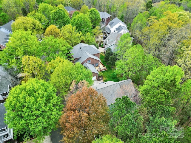 bird's eye view featuring a residential view