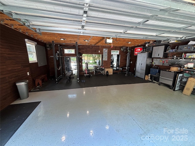 5400 Glenham Dr, Charlotte, NC 28210 - garage featuring a garage door opener