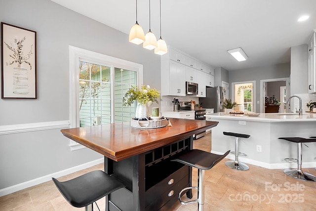 1214 Foxfield Rd, Waxhaw, NC 28173 - dining area with healthy amount of natural light and baseboards