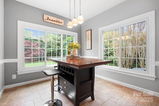 1214 Foxfield Rd, Waxhaw, NC 28173 - dining room featuring baseboards and healthy amount of natural light